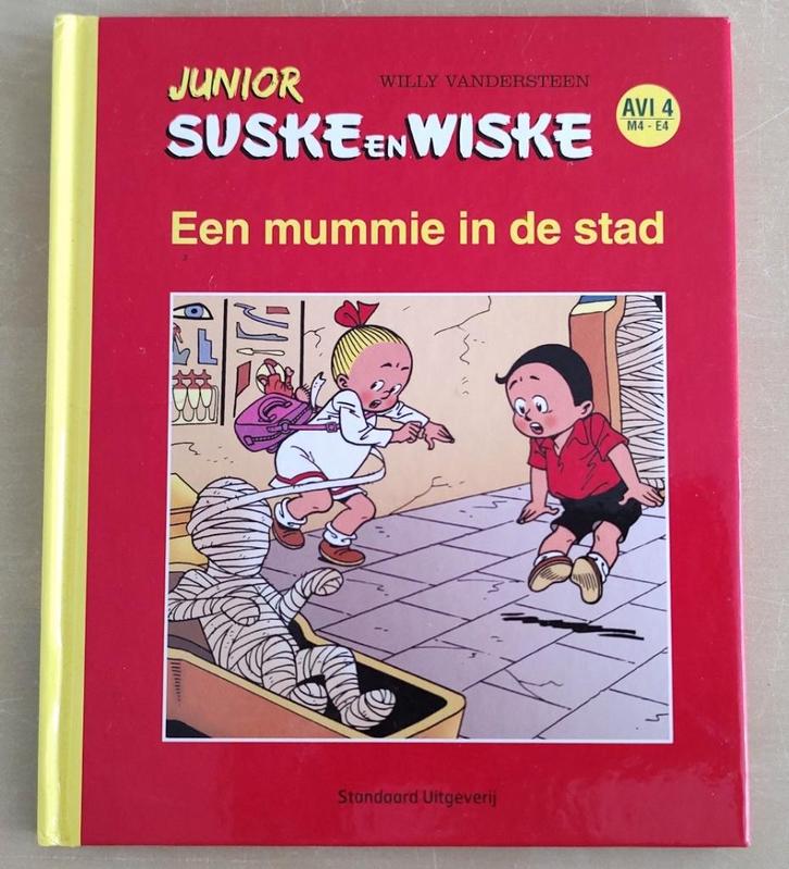 Leesboek Junior Suske en Wiske "Een mummie in de stad", Boeken, Kinderboeken | Jeugd | onder 10 jaar, Zo goed als nieuw, Fictie algemeen