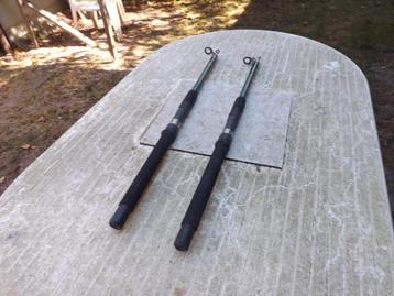 2 tele hengels van SHAKESPEARE 3 m lang  beschikbaar voor biedingen