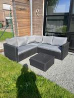 Loungeset en tafeltje met kussens, Ophalen, Zo goed als nieuw