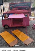 Vintage retro barbie country camper caravane, Ophalen of Verzenden, Gebruikt, Barbie