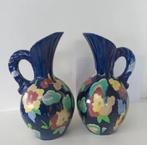 2 grands vases cruche en faience peints à la main Art nouvea, Antiquités & Art, Enlèvement ou Envoi
