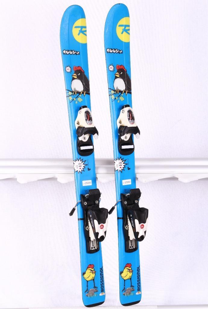 93 kinder ski's ROSSIGNOL ROOSTIE blue + Rossignol COMP kid, Sport en Fitness, Skiën en Langlaufen, Gebruikt, Ski's, Ski, Rossignol