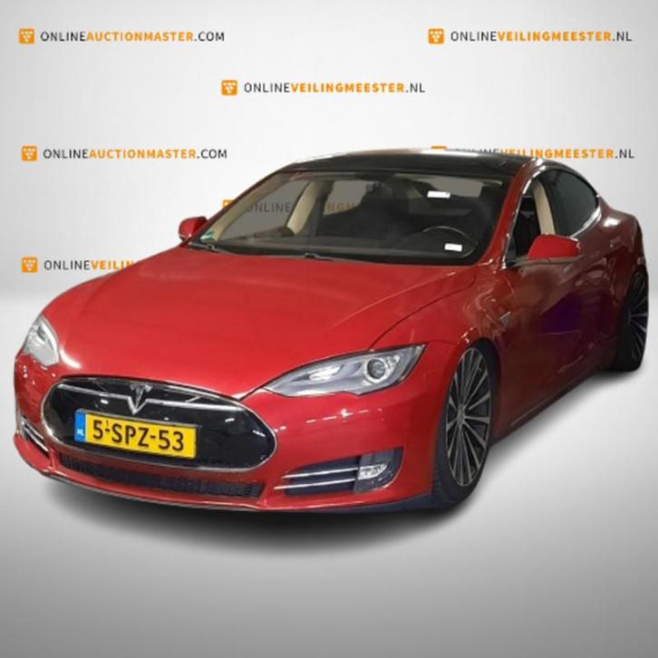 Personenauto Tesla, Model S, rood, Auto's, Tesla, Bedrijf, Model S, ABS, Airbags, Airconditioning, Alarm, Bluetooth, Climate control