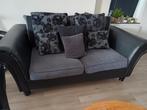 2-zits bank + Hocker, ophalen vanaf 30 augustus of later, Huis en Inrichting, Zetels | Zetels, Ophalen, Gebruikt, 100 tot 125 cm