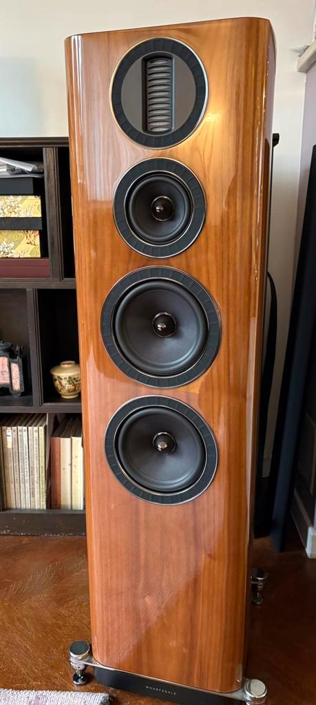 WHARFEDALE AURA 4 high-end speakers, TV, Hi-fi & Vidéo, Enceintes, Comme neuf, Haut-parleurs Frontaux, Arrière ou Stéréo, 120 watts ou plus