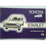 Toyota Starlet Instructieboekje 1980 #1 Duits, Autos : Divers, Modes d'emploi & Notices d'utilisation, Enlèvement ou Envoi