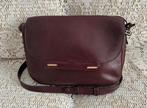 Sac bandoulière DELVAUX cuir bordeaux, Enlèvement ou Envoi, Comme neuf, Cuir
