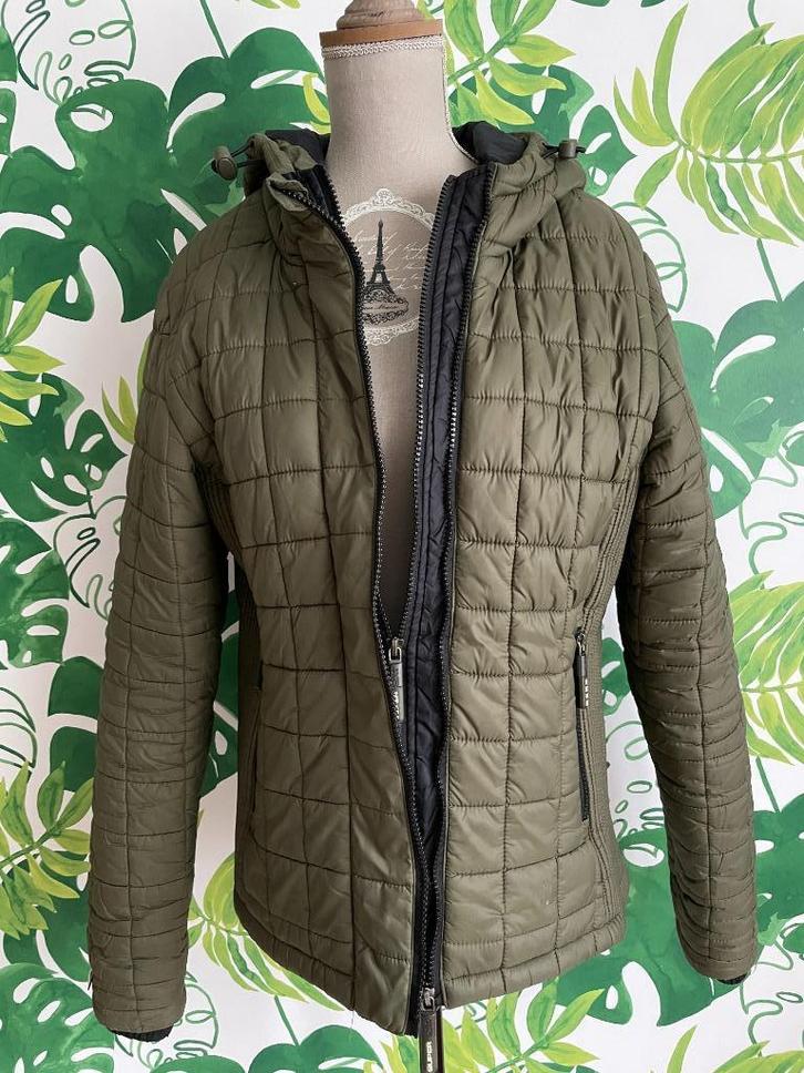 Winterjas jas dames groen Superdry - 36/38, Kleding | Dames, Jassen | Winter, Gedragen, Maat 36 (S), Groen, Verzenden