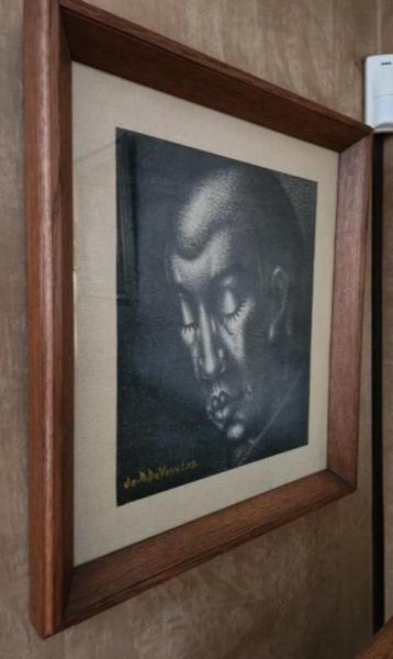 Uniek kunstwerk op doek van De Vuyst, Enlèvement