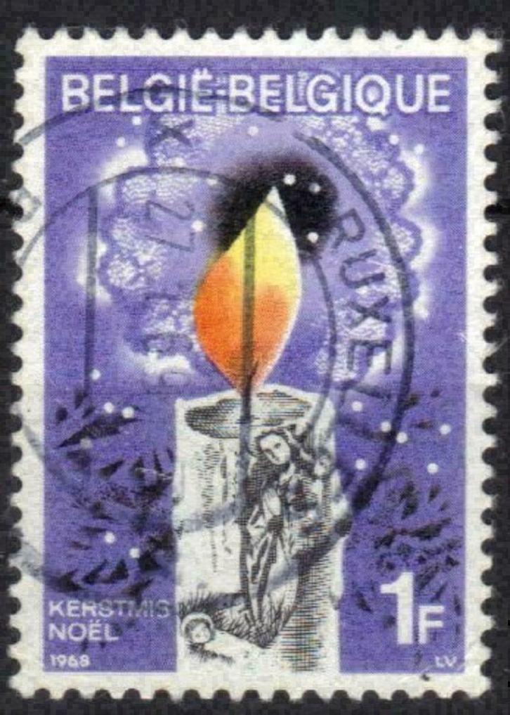 Belgie 1968 - Yvert/OBP 1478 - Kerstmis (ST), Postzegels en Munten, Postzegels | Europa | België, Gestempeld, Kerst, Gestempeld