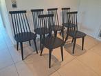 6 belles chaises modernes, Noir, Bois, Cinq, Six Chaises ou plus, Enlèvement ou Envoi