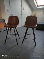 2 tabourets de bar, Maison & Meubles, Ameublement | Revêtements de sol, Enlèvement, Utilisé, Noir