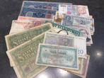 Lot van 24 bankbiljetten beschadigd, Ophalen of Verzenden, Bankbiljetten