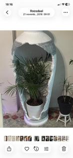 Spiegel met vaas, Huis en Inrichting, Woonaccessoires | Vazen, Ophalen, Overige materialen, Wit, Zo goed als nieuw