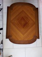 Salontafel in hout met koperen versiering, Ophalen