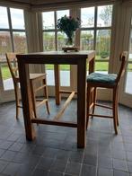 robuuste bartafel oud reclaimed teak, Ophalen, 100 tot 150 cm, Teakhout, 50 tot 100 cm