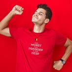 T-shirt België - alternatief volkslied, Kleding | Heren, T-shirts, Nieuw, Verzenden, Rood