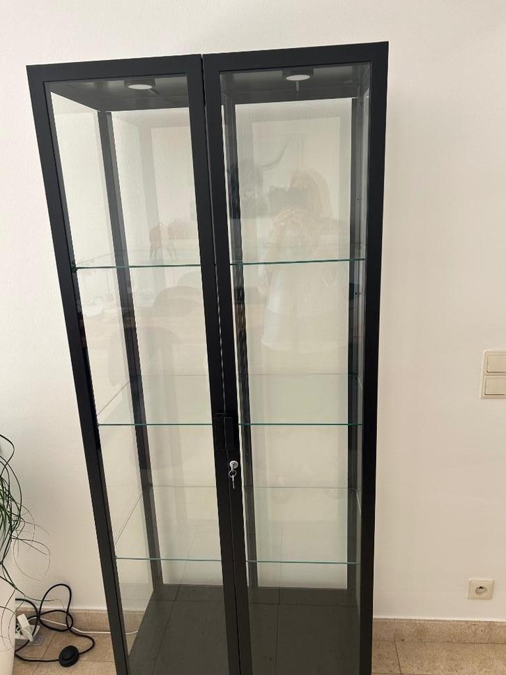 Vitrine kast Milsbo Ikea, Huis en Inrichting, Kasten | Vitrinekasten, Nieuw, 150 tot 200 cm, 50 tot 100 cm, Glas, Metaal, Ophalen