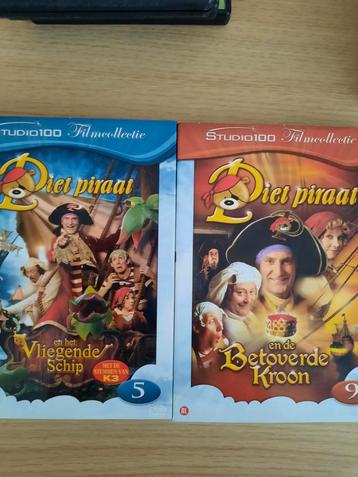 2 dvd's Piet piraat. 