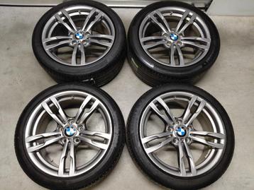 18 inch M velgen met zomerbanden BMW F30 / F31 / F32 / F36, Auto-onderdelen, Banden en Velgen, Ophalen, 18 inch, Gebruikt, 255 mm