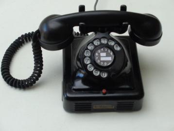 Oude Bakelieten Telefoon met Draaischijf uit 1950, Telecommunicatie, Vaste telefoons | Niet Draadloos, Ophalen of Verzenden, Gebruikt