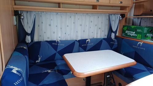 Caravan Hobby, Caravans en Kamperen, Caravans, Particulier, tot en met 6, 1250 - 1500 kg, Rondzit, Hobby, Frans bed, Omvormbare zithoek