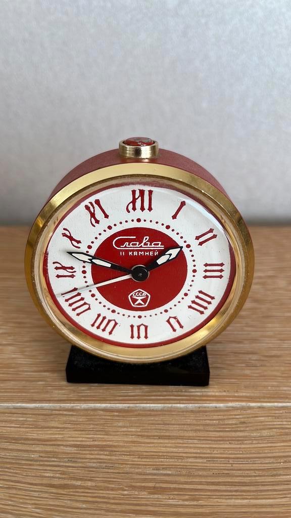 Wekker Slava vintage, Elektronische apparatuur, Wekkers, Gebruikt, Ophalen