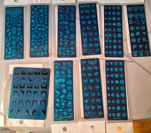 Nagelkunstplaten, Handtassen en Accessoires, Uiterlijk | Cosmetica en Make-up, Nieuw, Accessoires, Handen en Nagels, Ophalen of Verzenden