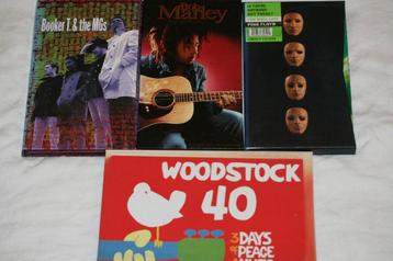 lot - Pink Floyd / Woodstock / Bob Marley / Booker T  beschikbaar voor biedingen