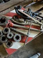 Filière RIDGID 2” + 2 st buizensnijders ( 3” en 6/4” ), Enlèvement, Comme neuf