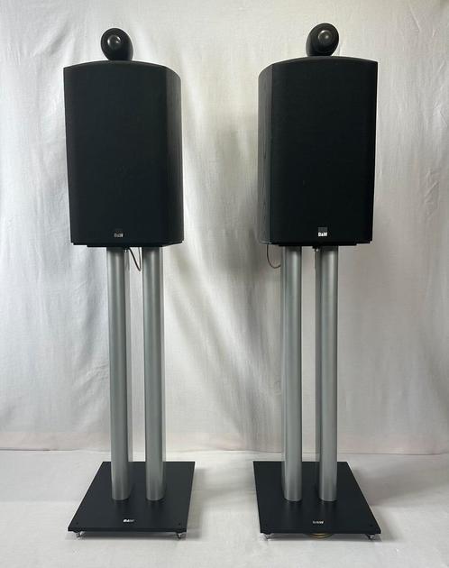 High-end b&w 805s op b&w statief, Audio, Tv en Foto, Luidsprekerboxen, Zo goed als nieuw, Front, Rear of Stereo speakers, 120 watt of meer