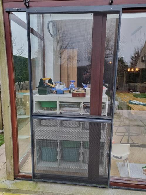 vliegenhor, Doe-het-zelf en Bouw, Deuren en Vliegenramen, Zo goed als nieuw, Buitendeur, 200 tot 215 cm, 80 tot 100 cm, Kunststof