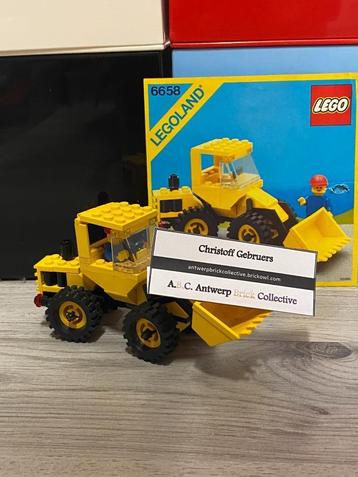 Lego - Legoland - 6631+6658+6363 (Graver/Bulldozer/Garage)