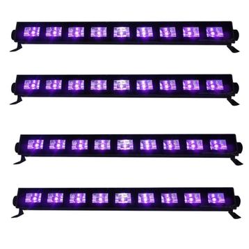 Blacklight Party met 4 setjes 36 UV leds word het feest beschikbaar voor biedingen