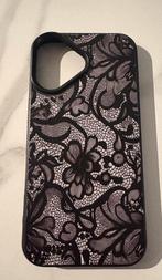 Hoesje Iphone 16 zwart met wit, Enlèvement ou Envoi, Neuf