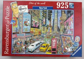 Ravensburger Fleroux puzzel 925 Cities Of The World New York beschikbaar voor biedingen