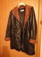 Italiaanse lederen vest, Ophalen, Zwart, Maat 46/48 (XL) of groter, Zo goed als nieuw