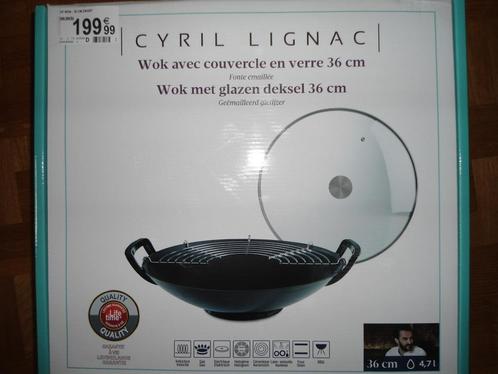 gietijzeren wok en/of braadpan Cyril Lignac topkwaliteit, Maison & Meubles, Cuisine | Casseroles & Poêles, Neuf, Wok, Fonte, Enlèvement ou Envoi