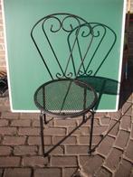 metalen tuin stoel, Ophalen, Gebruikt, Metaal
