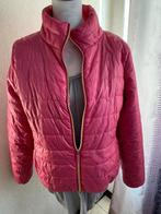 Vintage roze gewatteerde lichte jas 42 (maat), Kleding | Dames, Ophalen of Verzenden, Zo goed als nieuw, Blauw
