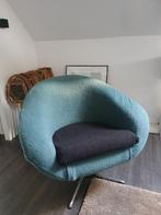 Fauteuil boule vintage 70s bleu, Enlèvement, Utilisé, Tissus, Vintage