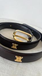 Vintage donkerbruine Celine Paris riem, Kleding | Dames, Riemen en Ceinturen, Ophalen of Verzenden