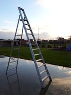 Aluminium 12 treden trapladder, Doe-het-zelf en Bouw, Ladders en Trappen, Ophalen, Zo goed als nieuw, Ladder, 2 tot 4 meter