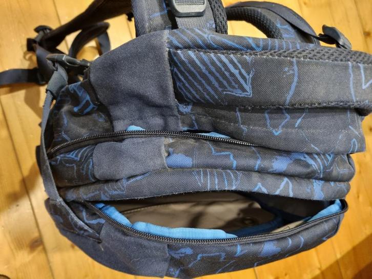 Satch schoolrugzak, Handtassen en Accessoires, Tassen | Schooltassen, Zo goed als nieuw, Rugtas, Blauw, Ophalen