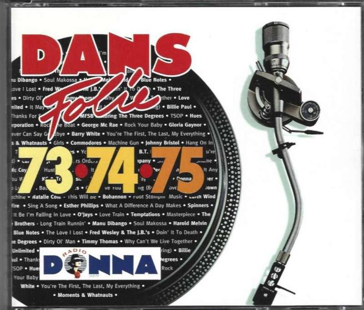 2 CD Dans Folie 73•74•75, Cd's en Dvd's, Cd's | Dance en House, Zo goed als nieuw, Disco, Ophalen of Verzenden