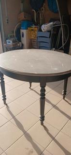 Ancienne table ovale chêne., Maison & Meubles, Enlèvement, Utilisé