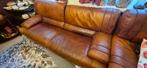 Lederen salon 2 eenzit en 1 driezit, Huis en Inrichting, Ophalen, Leer