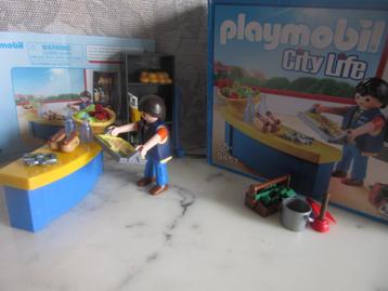Playmobil city-life schoolkantine met doos en folder beschikbaar voor biedingen