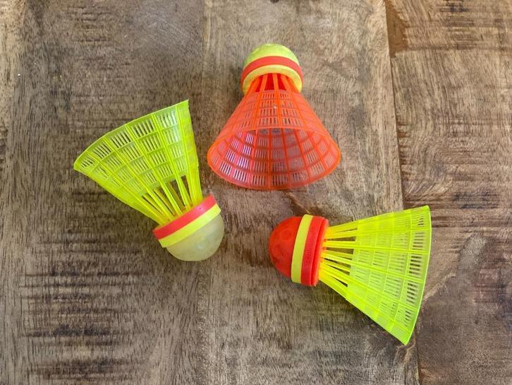 Speedminton FUN Speeder - 3-pack + 2 extra, Kinderen en Baby's, Speelgoed | Buiten | Actiespeelgoed, Gebruikt, Ophalen of Verzenden