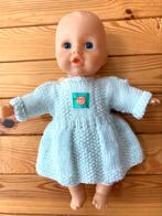 Pop met jurk - 30 cm, Ophalen of Verzenden, Gebruikt, Babypop